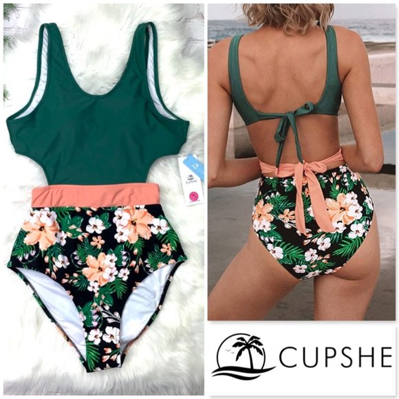 Cupshe Other - NWT🤩|•CUPSHE•| Lined Self Tie One Piece Swinsuit